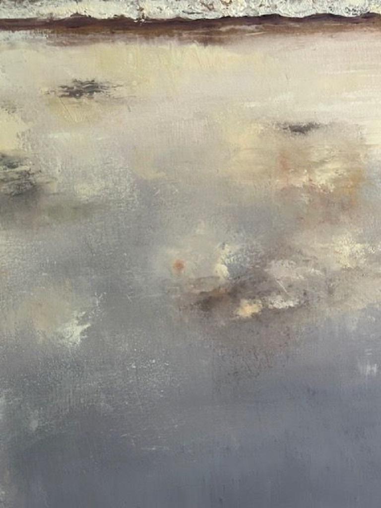 Les nuages flottent, peinture à l'huile sur toile en vente 1