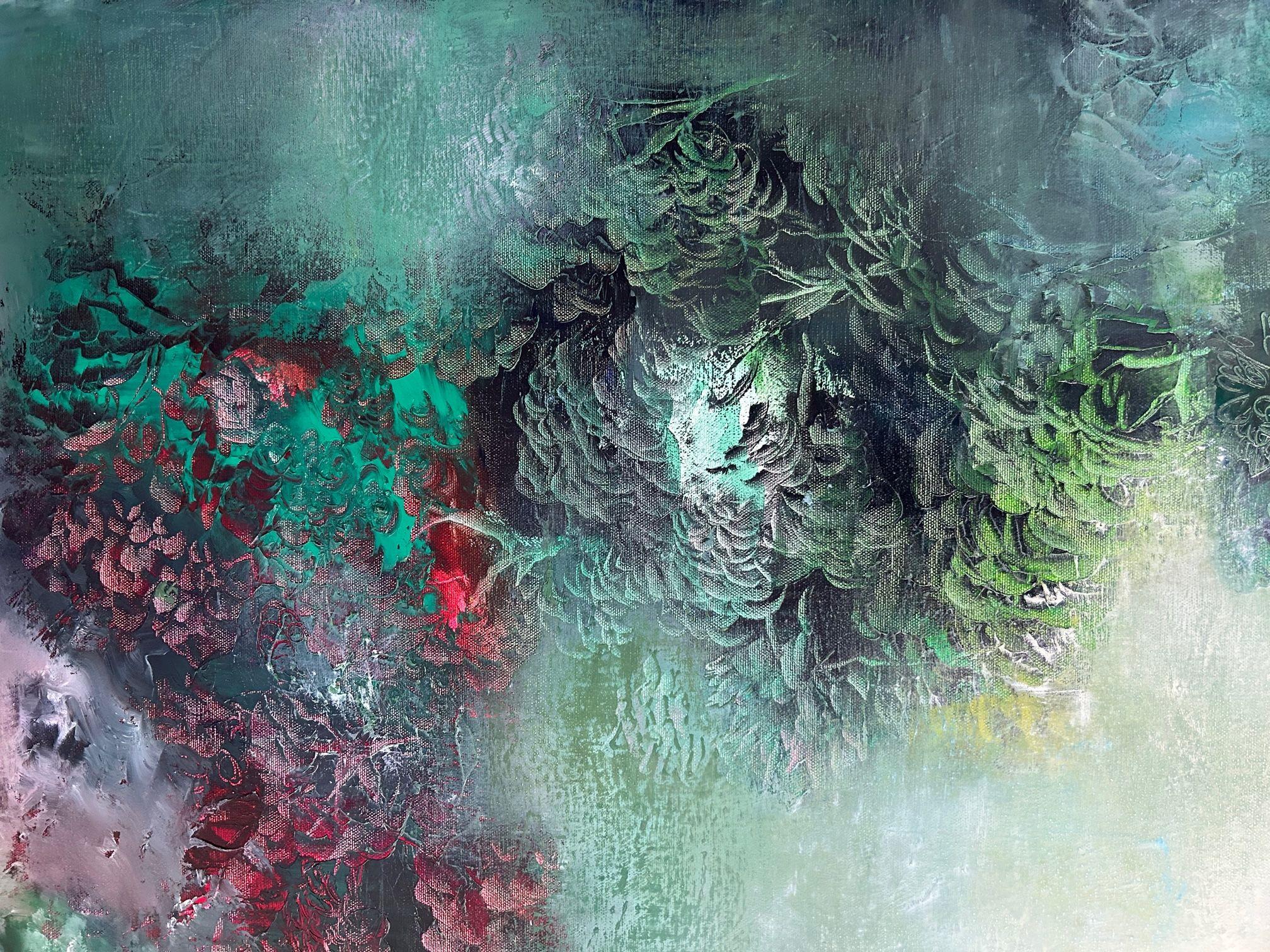 Dynamic abstraction, Painting, Oil on Canvas For Sale 3