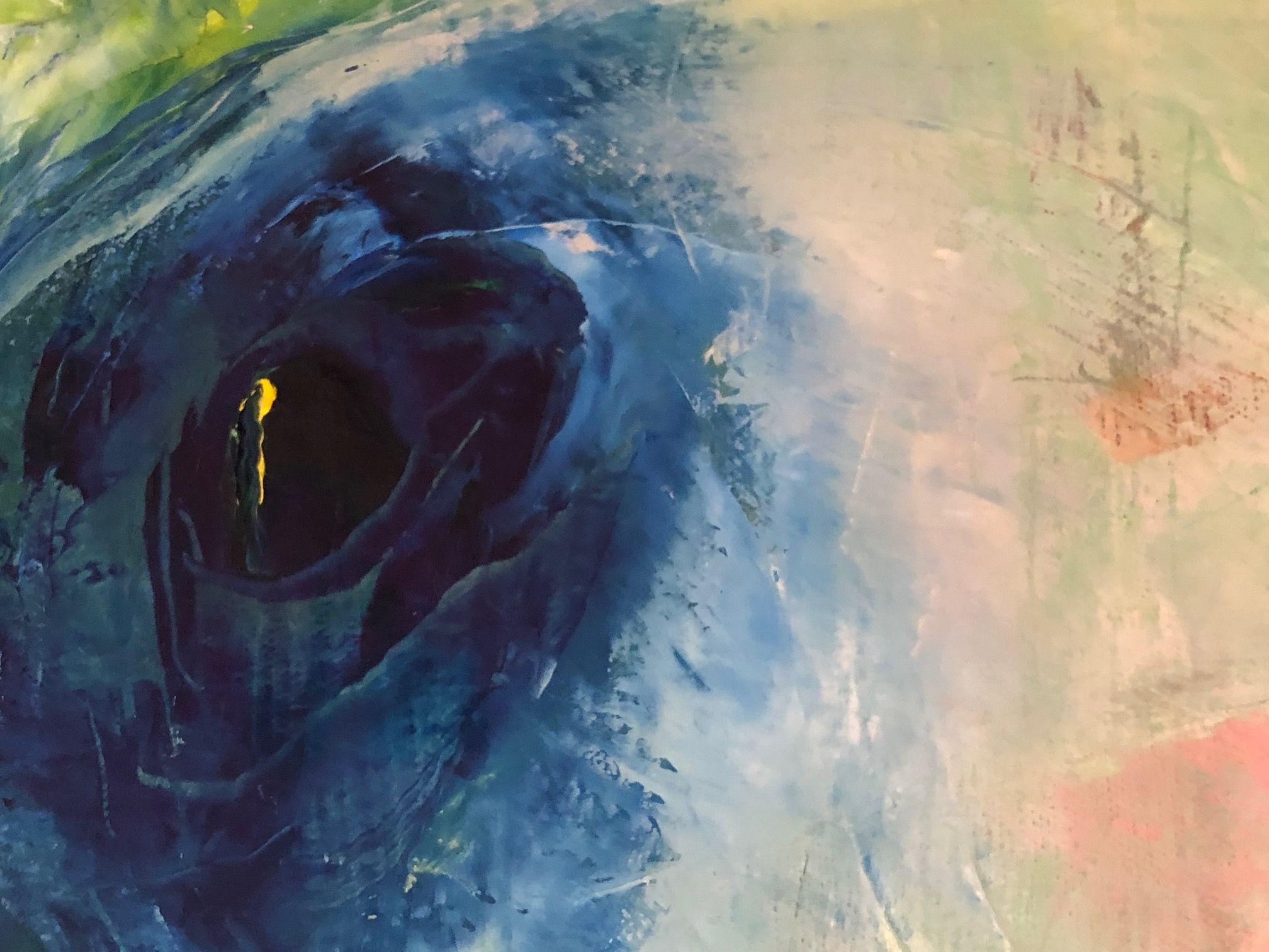 Eye, Gemälde, Öl auf Leinwand im Angebot 2