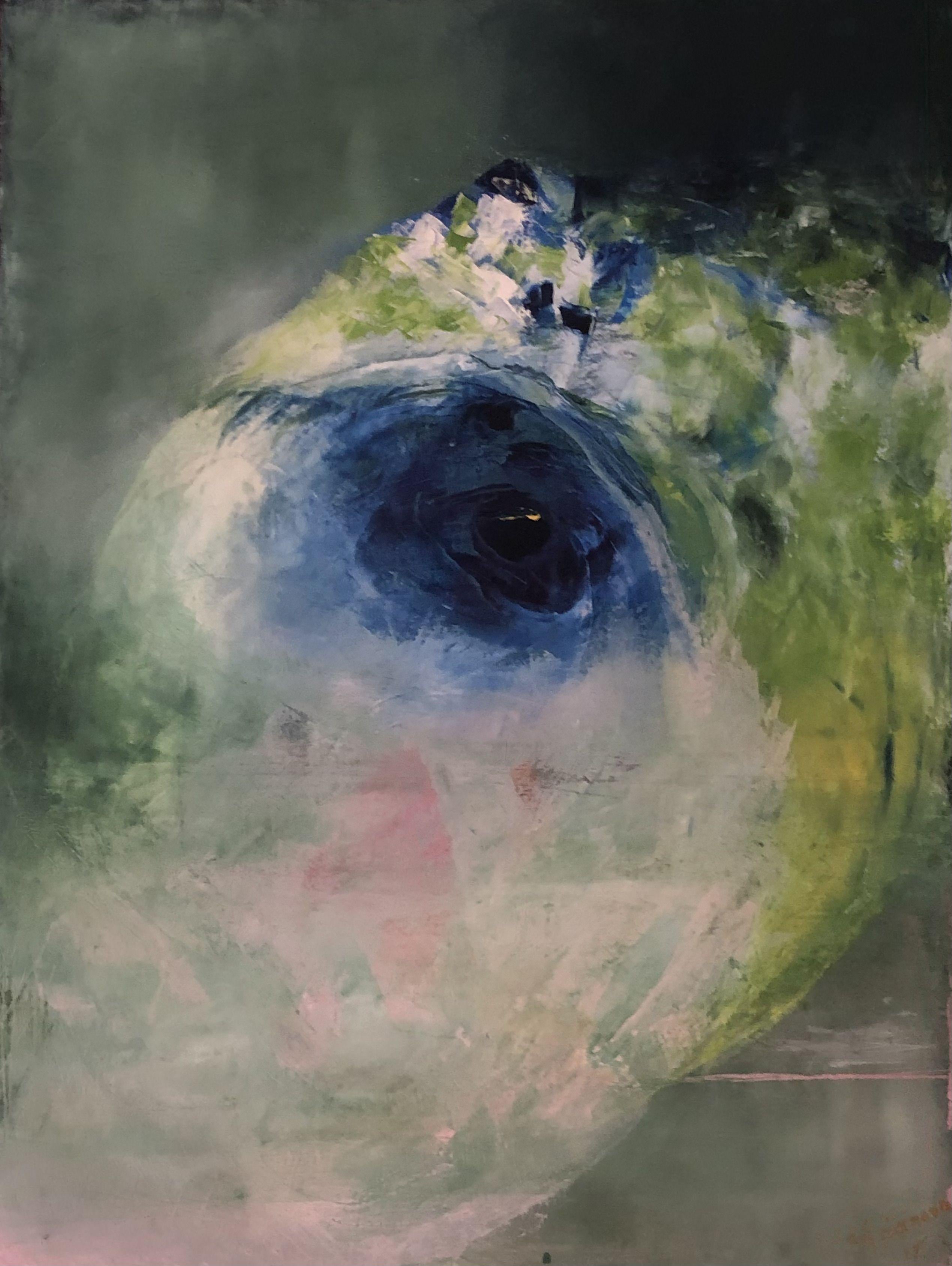 Eye, Gemälde, Öl auf Leinwand – Painting von Ludmila Budanov