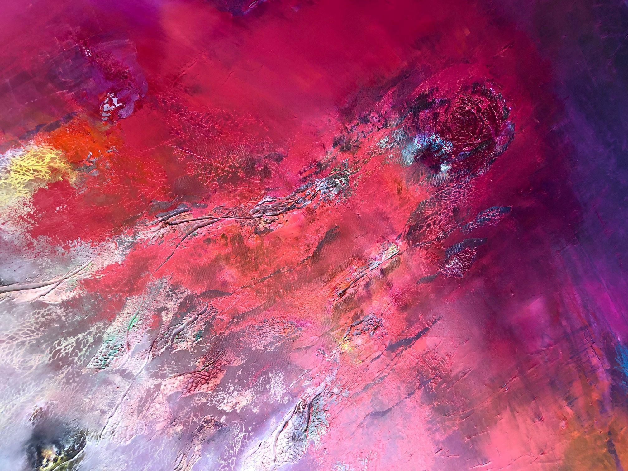 „In the deep sea“, Gemälde, Öl auf Leinwand (Abstrakter Expressionismus), Painting, von Ludmila Budanov