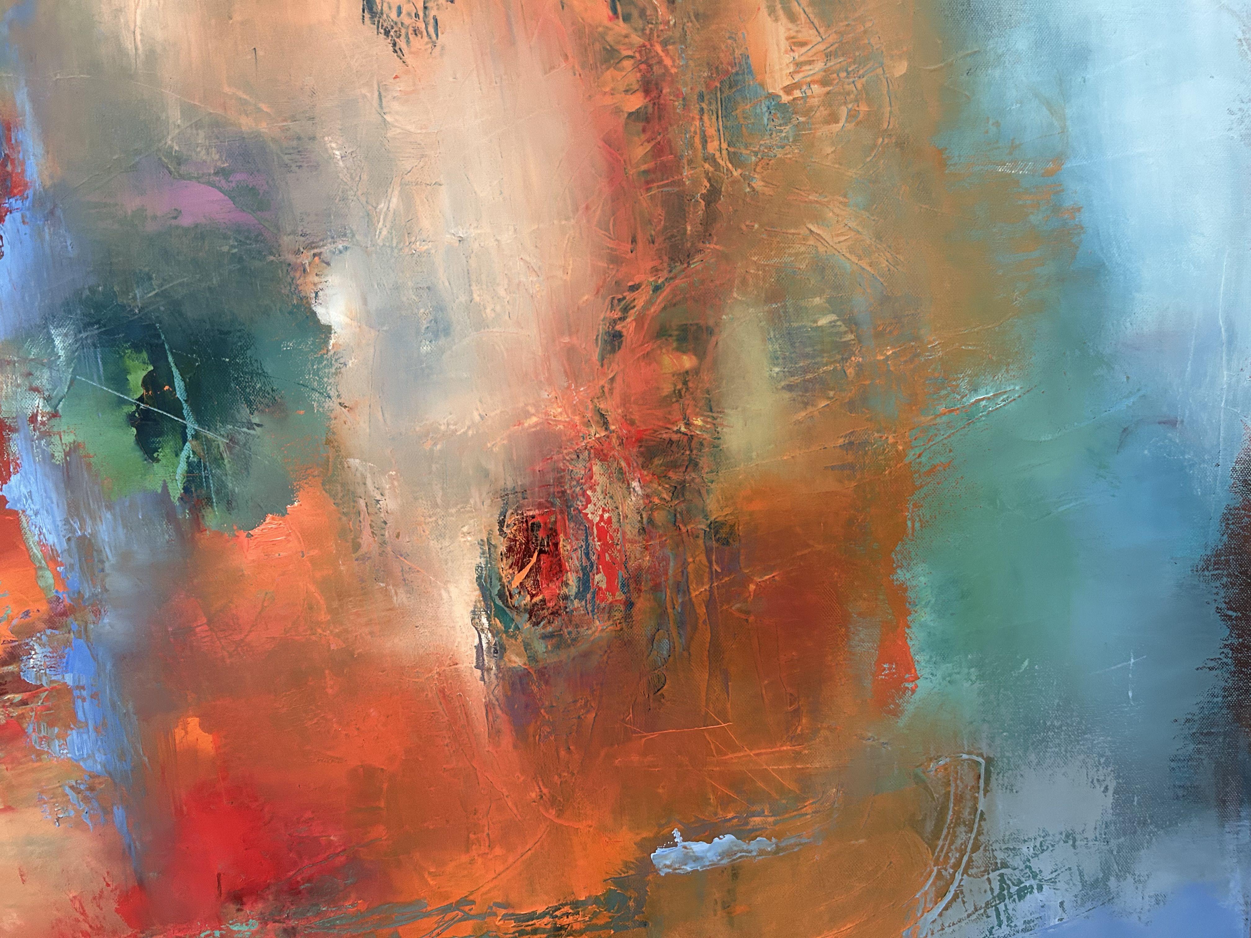 In the ups and downs, Painting, Oil on Canvas For Sale 1