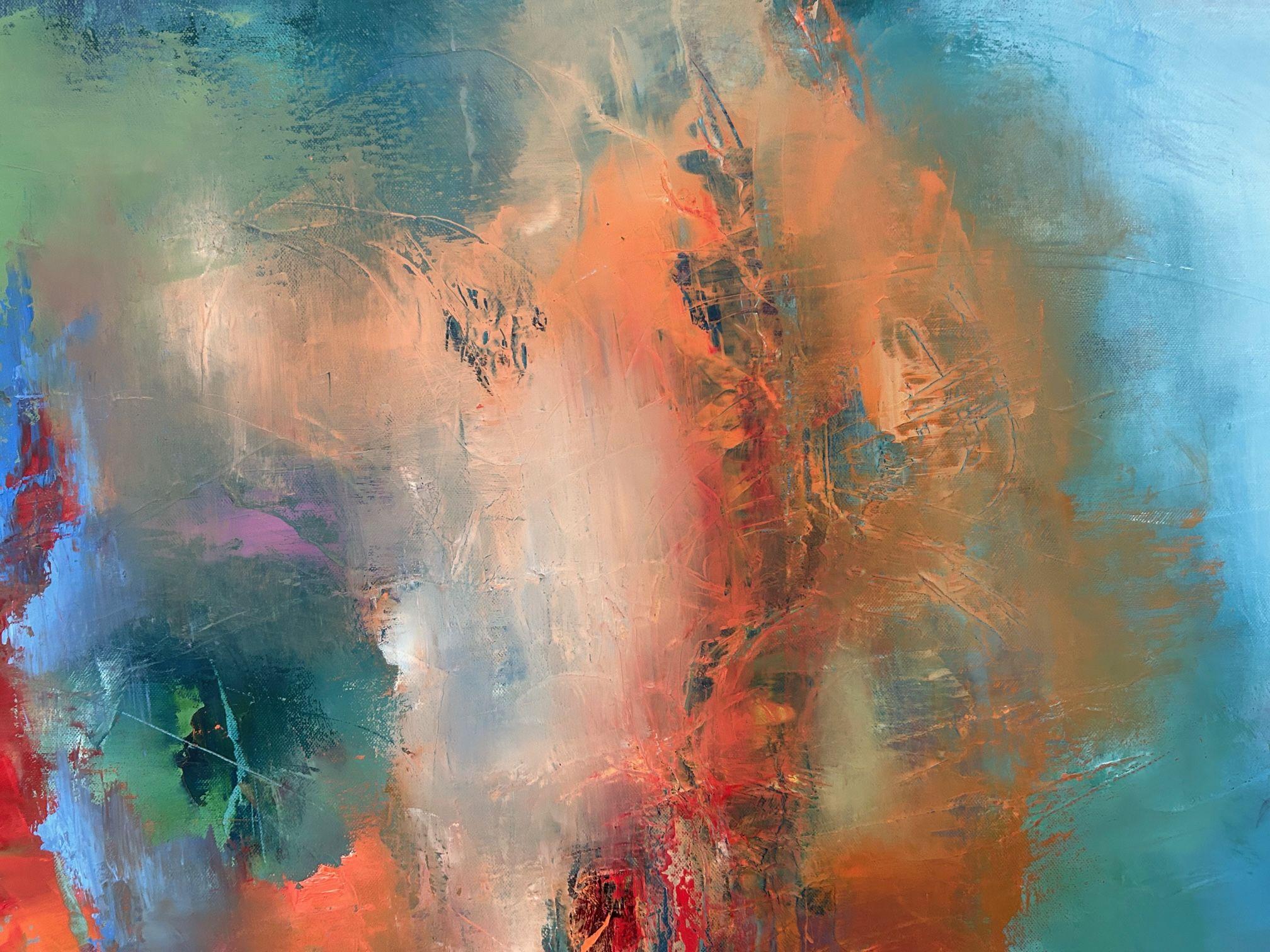 In the ups and downs, Painting, Oil on Canvas For Sale 2