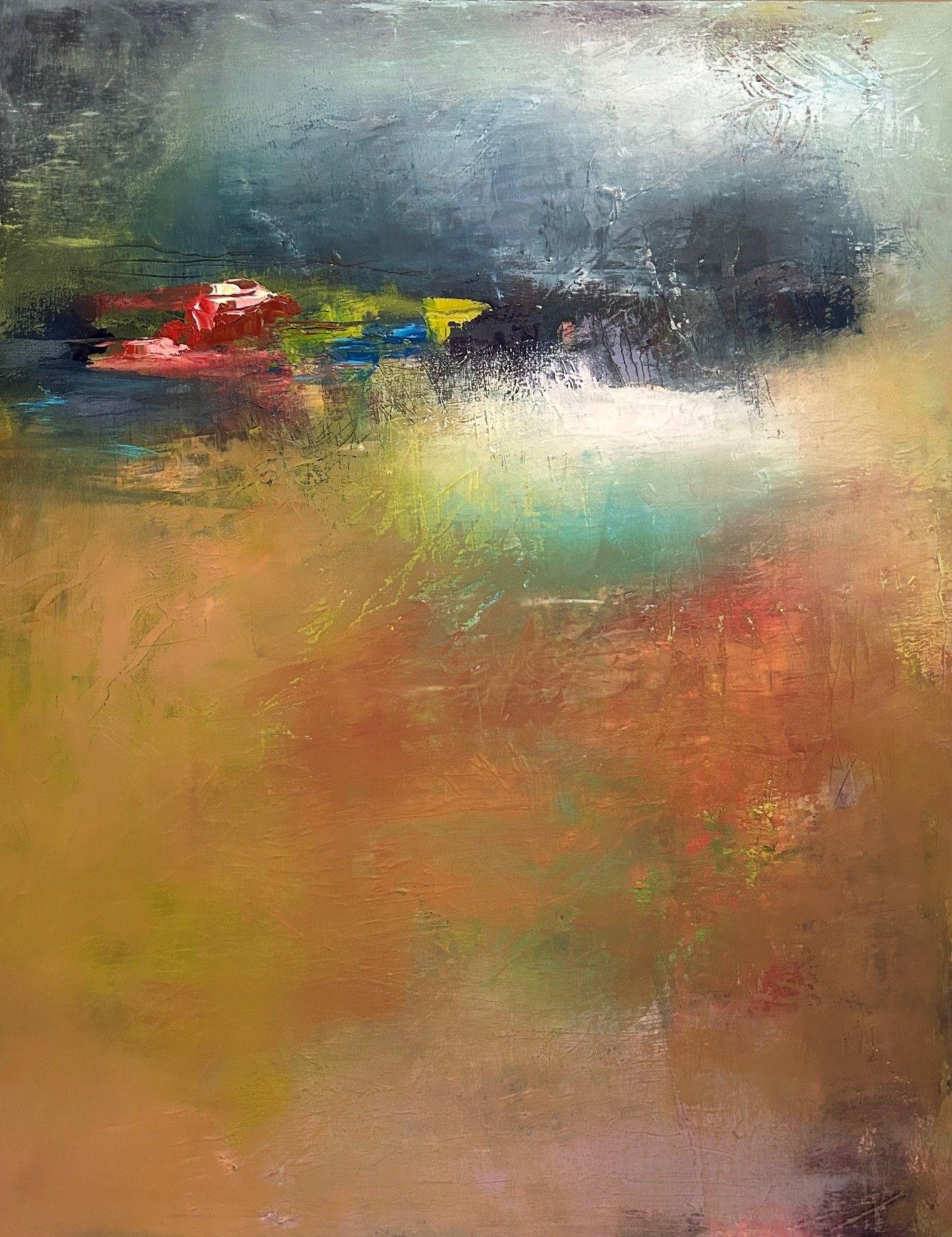 Mirage III, Gemälde, Öl auf Leinwand (Abstrakter Expressionismus), Painting, von Ludmila Budanov
