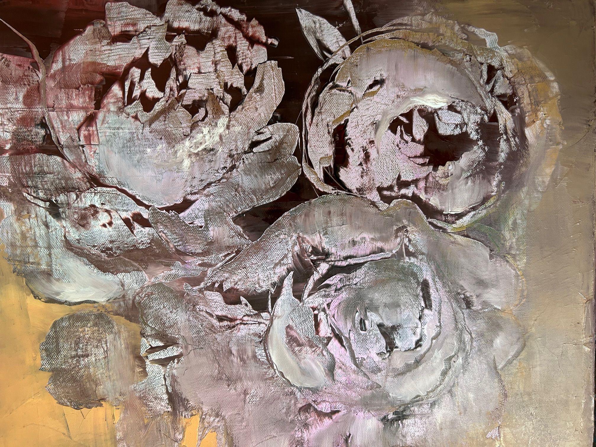 In quest'opera ho riversato la mia anima in ogni pennellata, catturando l'emozione cruda e il vigore della vita attraverso le texture stratificate e le tonalità vibranti del medium olio. Lo stile espressionista mi ha permesso di interpretare il