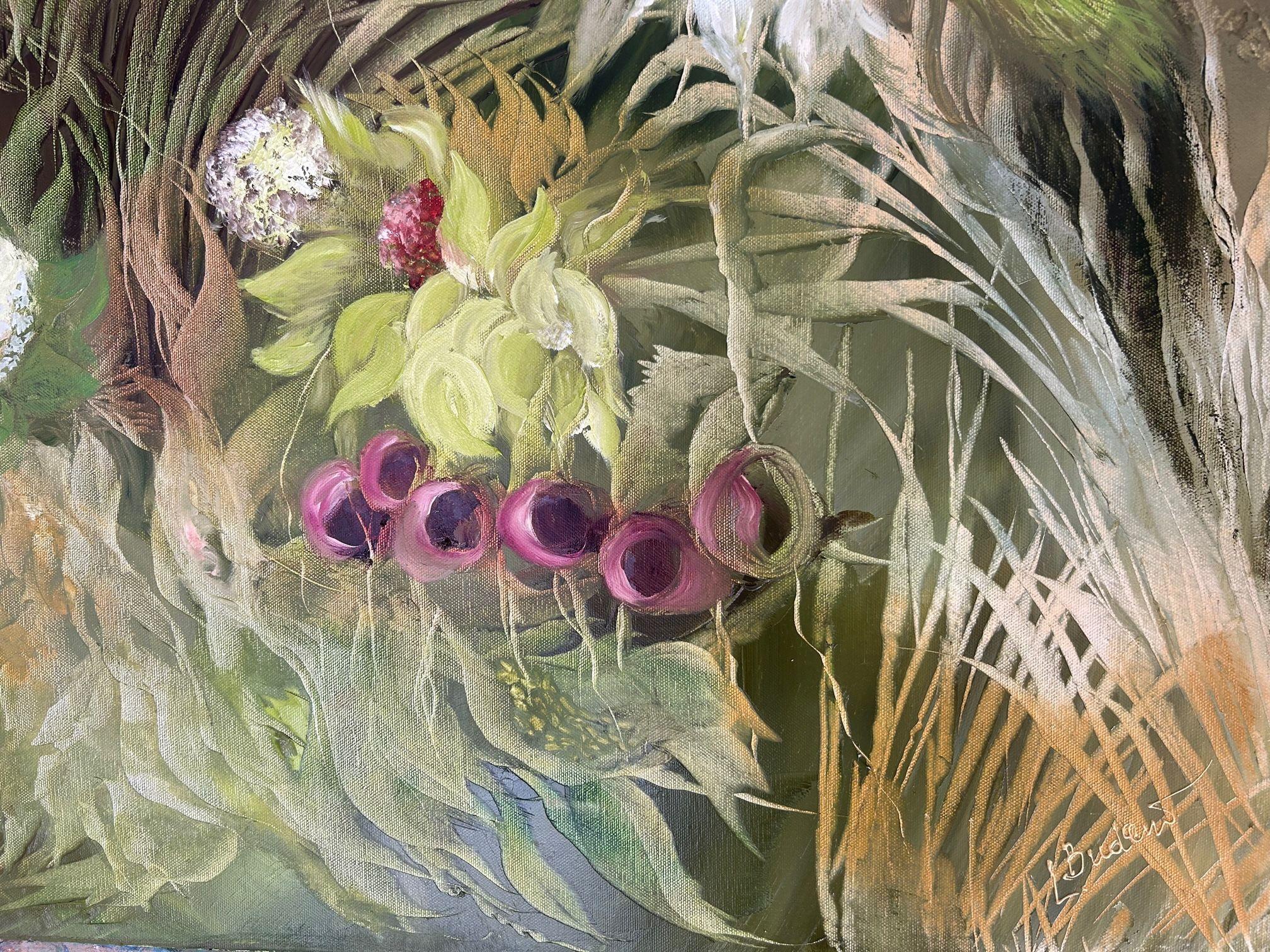 Night fragrance XVII, Gemälde, Öl auf Leinwand im Angebot 1