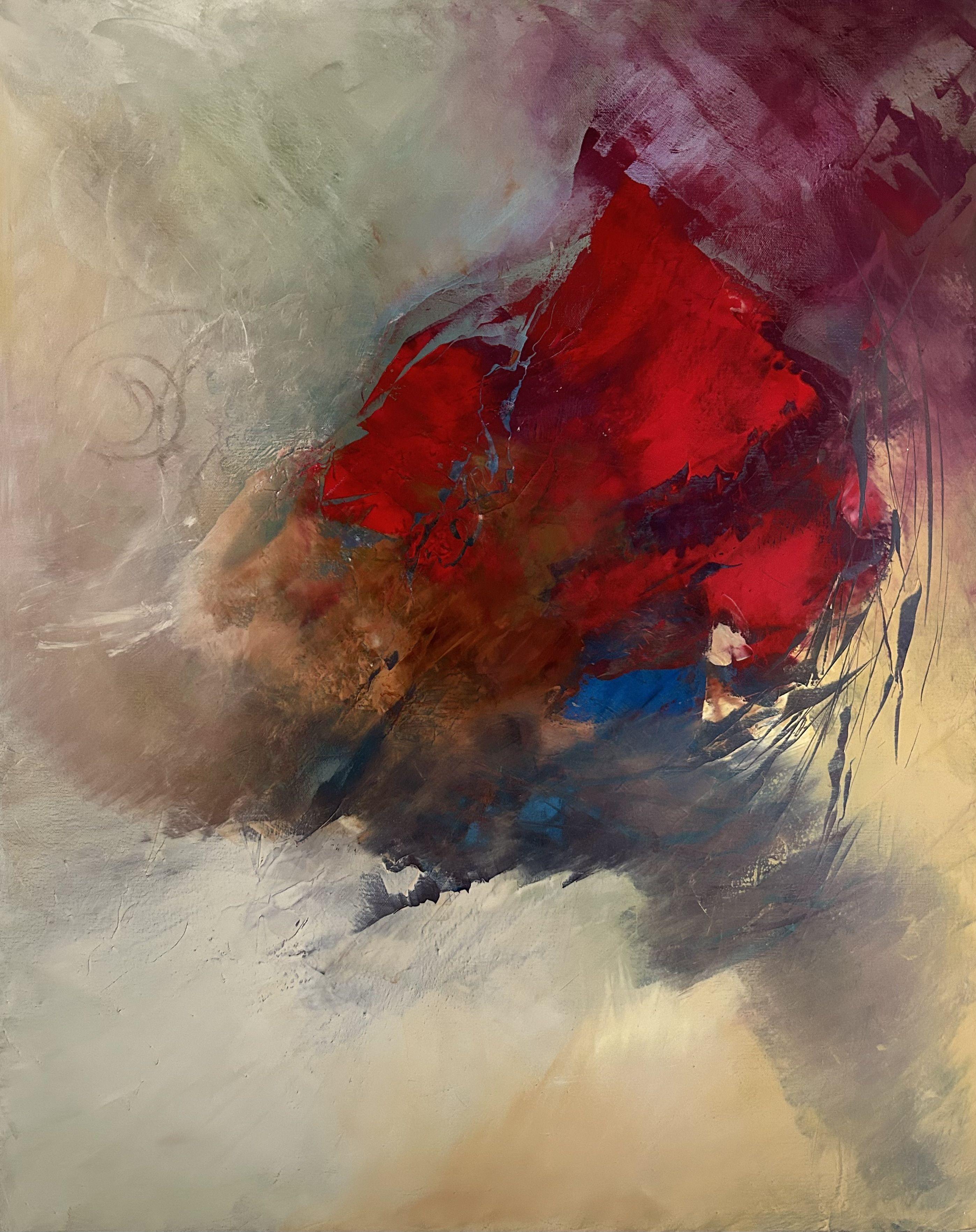 Passion II, Gemälde, Öl auf Leinwand (Abstrakter Expressionismus), Painting, von Ludmila Budanov