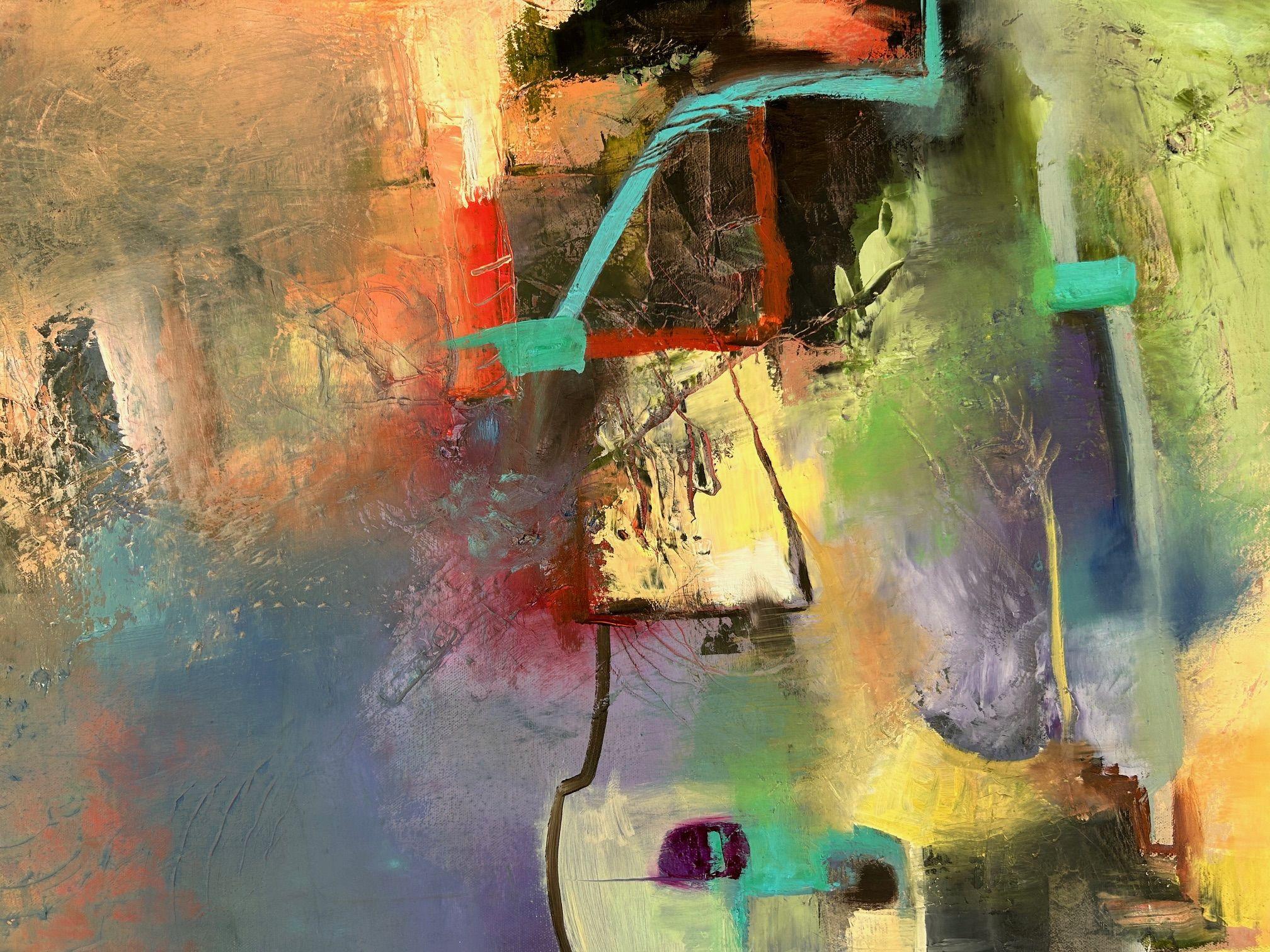 Storm of Thoughts, Gemälde, Öl auf Leinwand (Abstrakter Expressionismus), Painting, von Ludmila Budanov