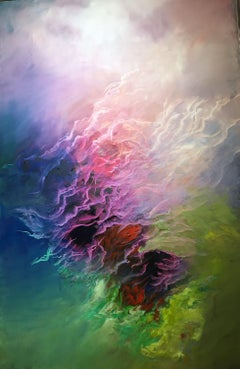 Story of angels, Painting, Oil on Canvas