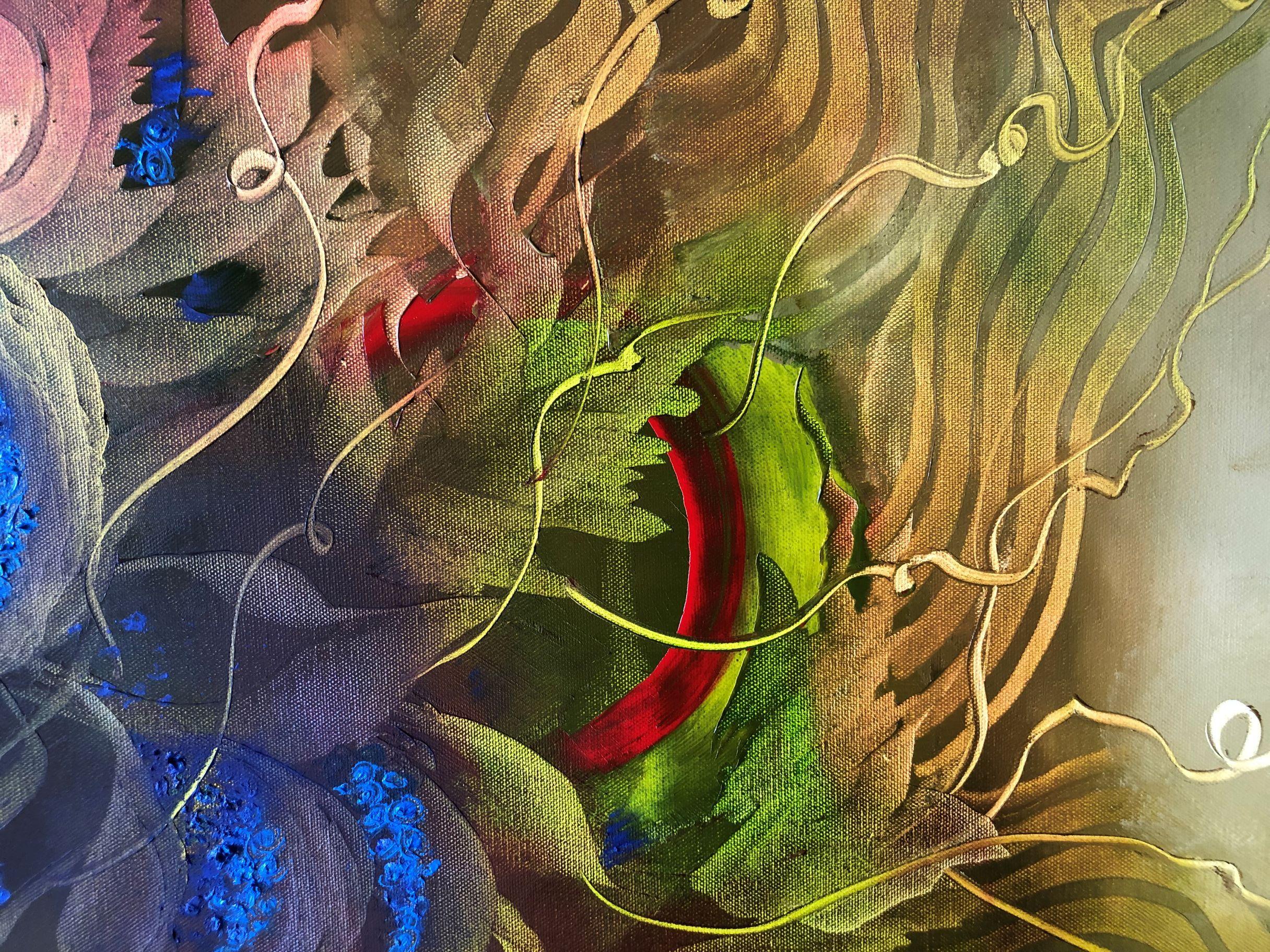 I campi degli amanti XIII, Pittura, Olio su tela - Painting Espressionismo astratto di Ludmila Budanov