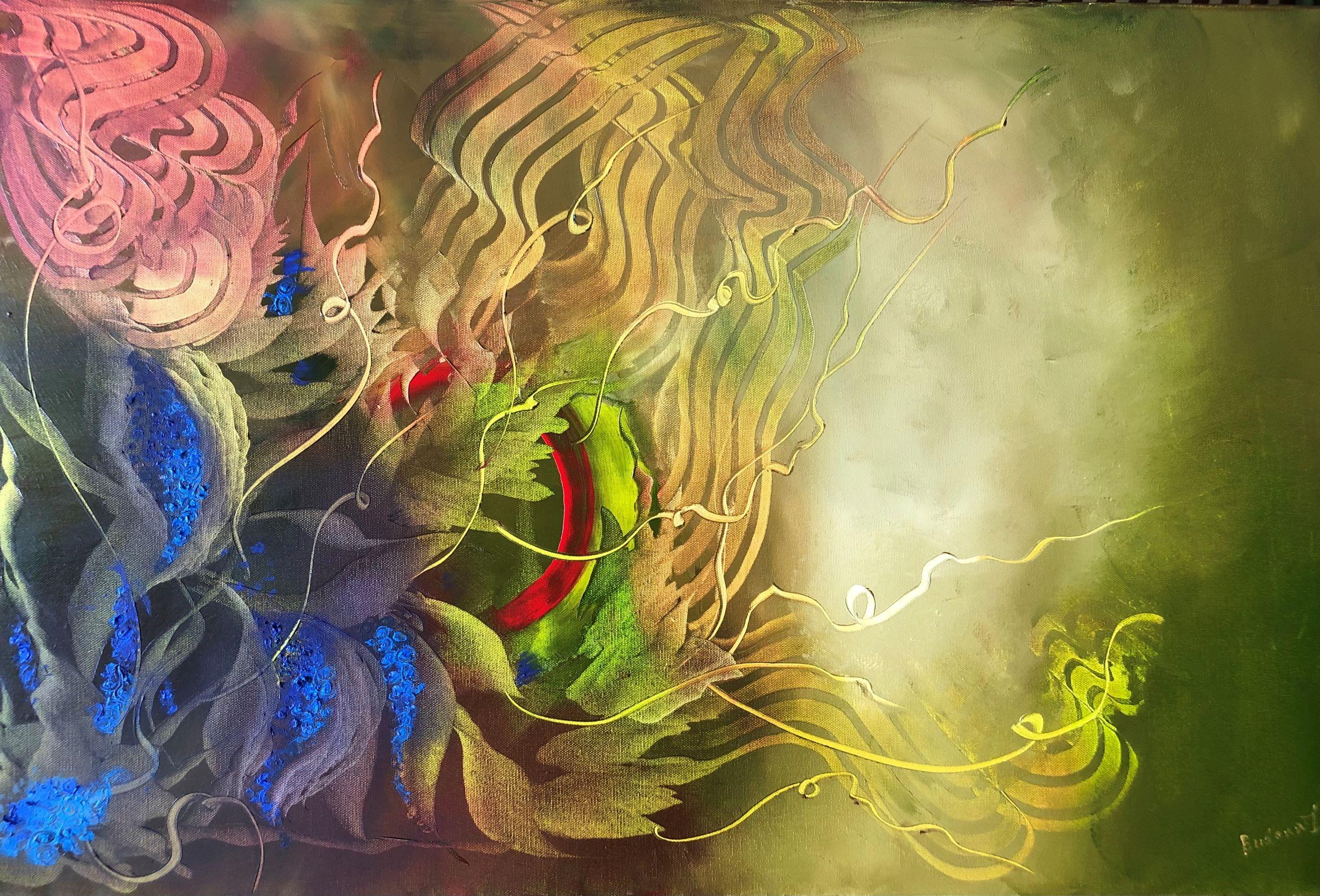 I campi degli amanti XIII, Pittura, Olio su tela