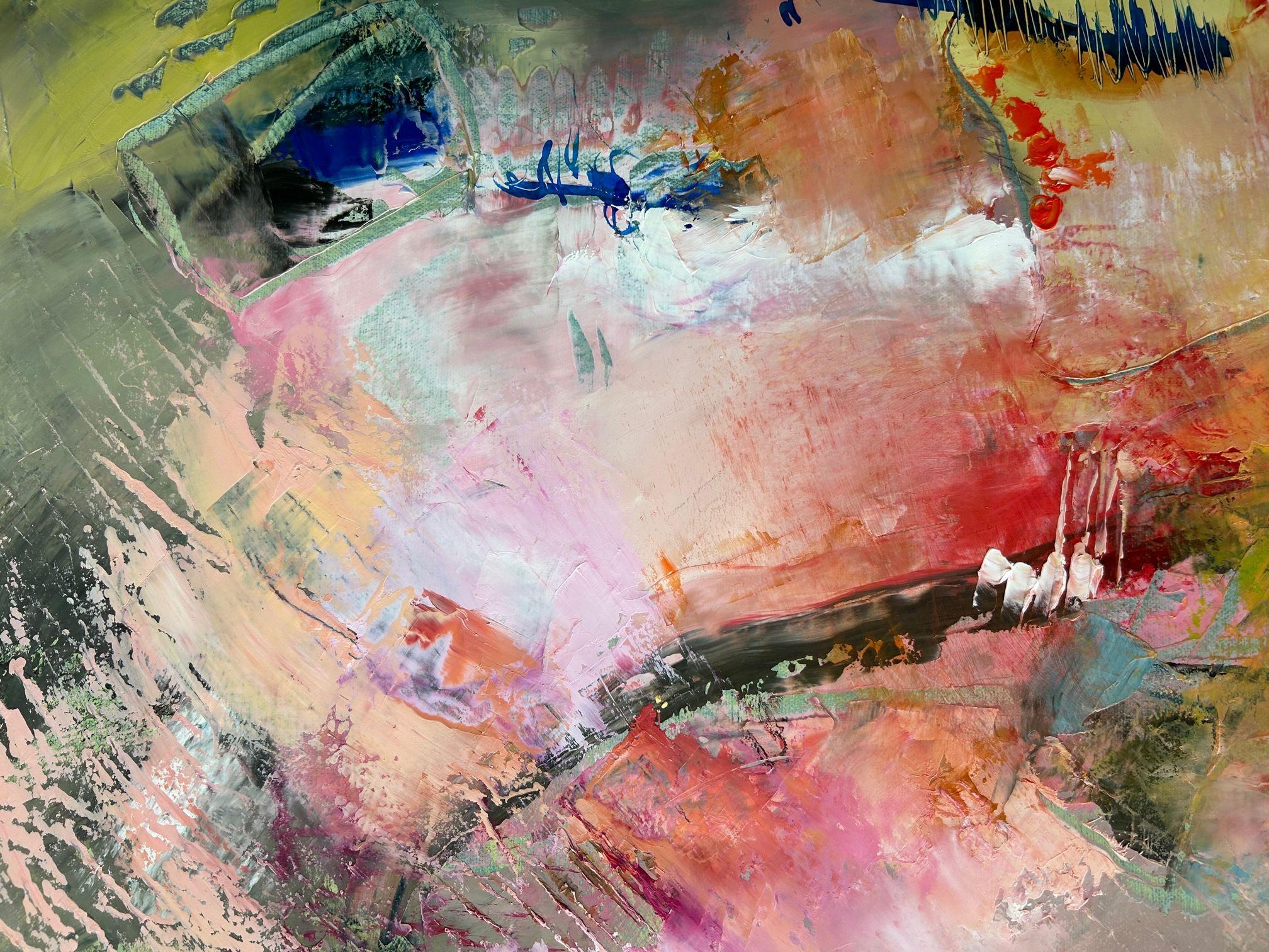 Vibrations, Malerei, Öl auf Leinwand (Abstrakter Expressionismus), Painting, von Ludmila Budanov