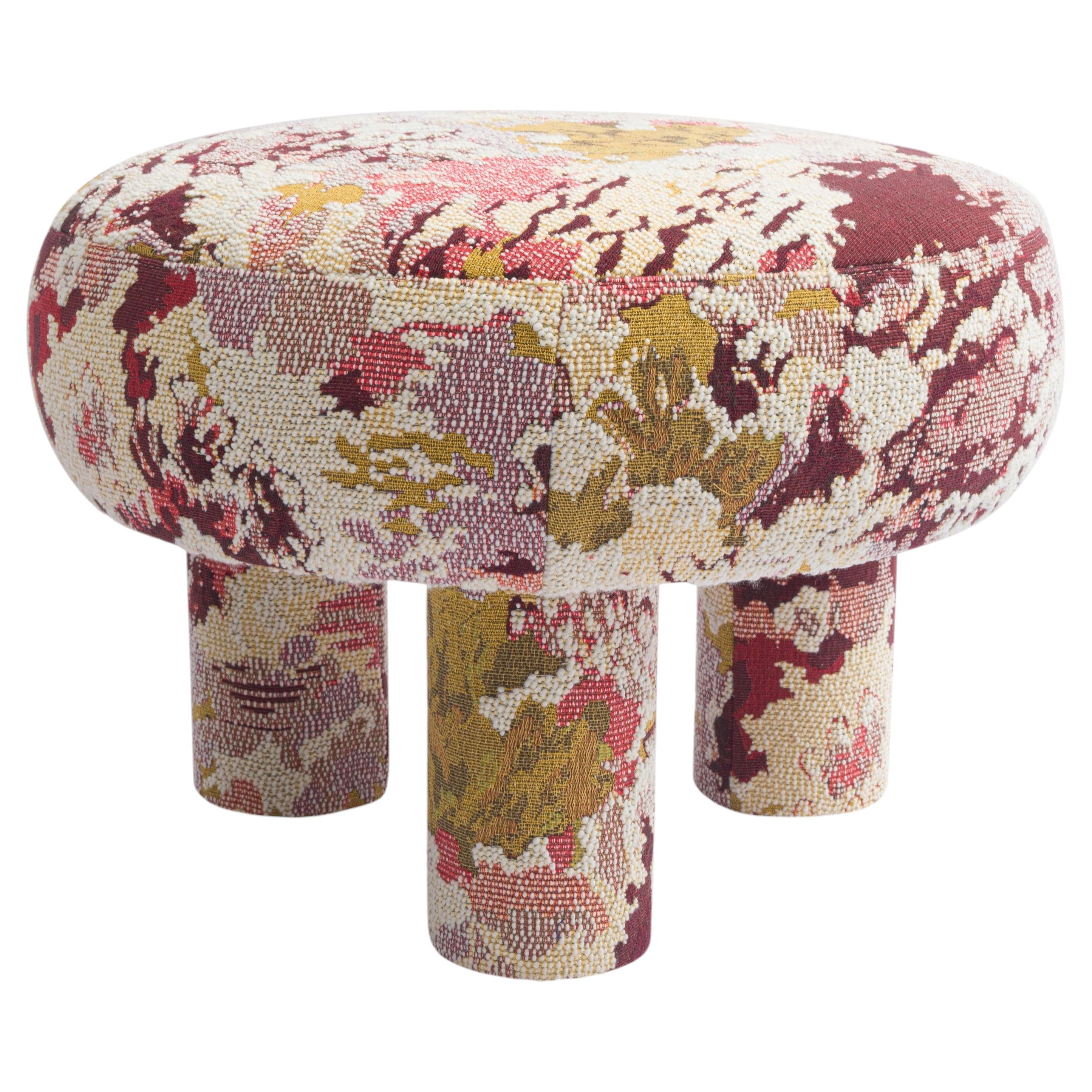 Ludmila Pouf in Solid Beech, Particle Board and HR Foam by POPUS EDITIONS