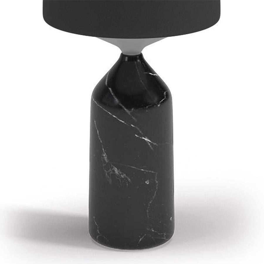 German Ludo Black Outdoor Table Lamp For Sale