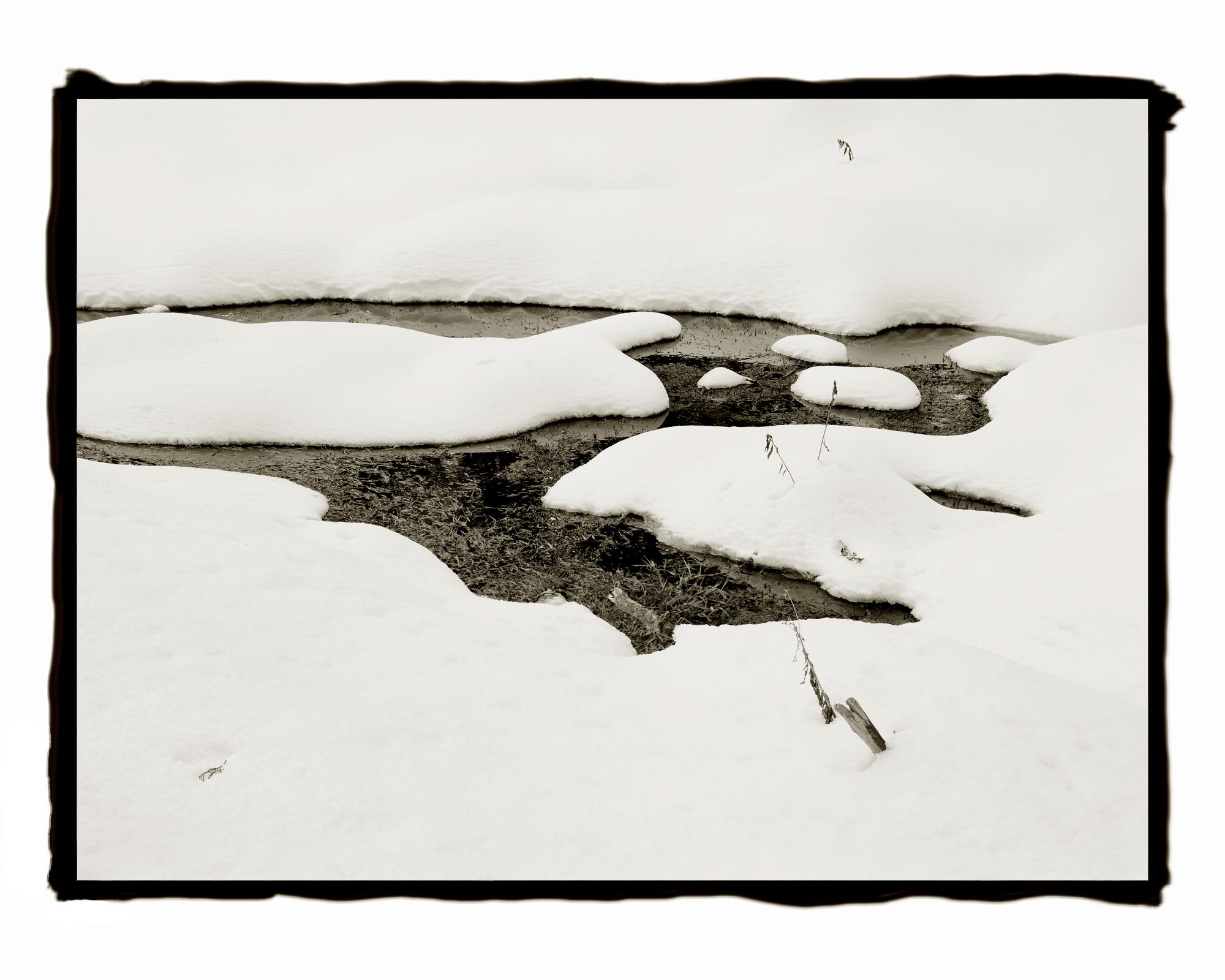 Ludo Leideritz Landscape Photograph - Snow Drifts, Round Meadow