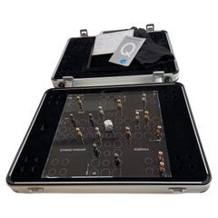 Ludo Sterlingsilber mit Acrylbrett im Spielekoffer