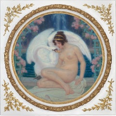 Leda and the Swan by Ludovic Alleaume