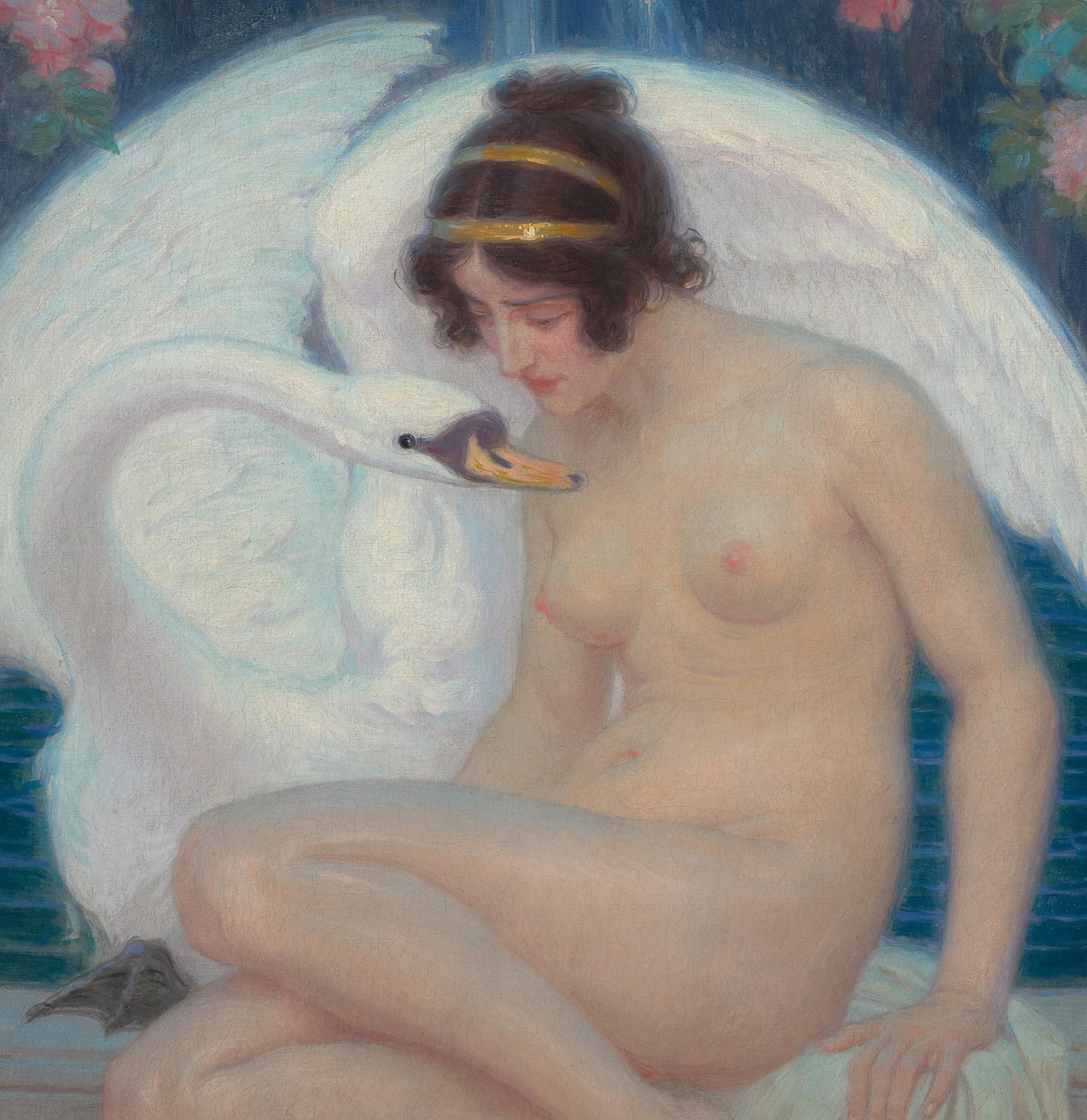 Leda and the Swan by Ludovic Alleaume For Sale 2