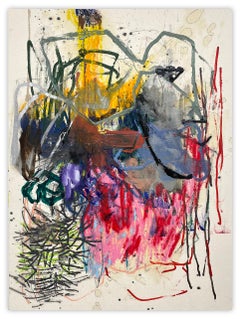Uomo pollo (Pittura astratta)