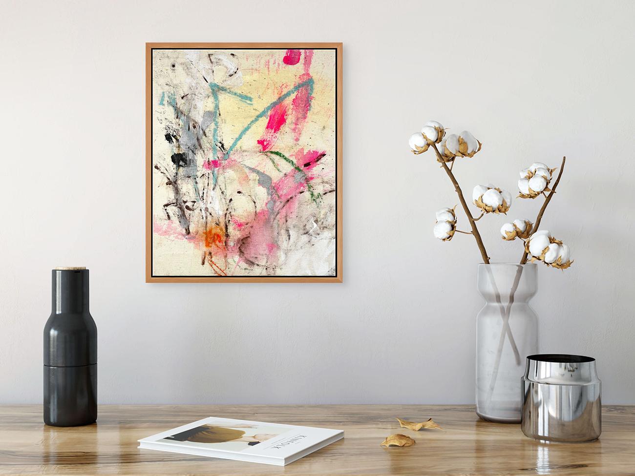 Floral Note (Abstract Painting) For Sale 1