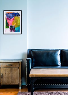 Comme un jour de soleil familial (peinture abstraite)