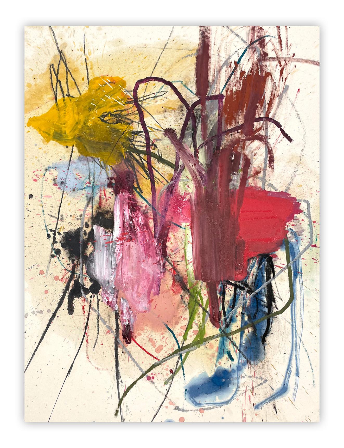 Ludovic Dervillez is a French abstract painter whose practice is a powerful interrogation of how painting can still be a living, resonant space, focusing on the vital tension between gesture, contingency, and the experience of reality. 

His work