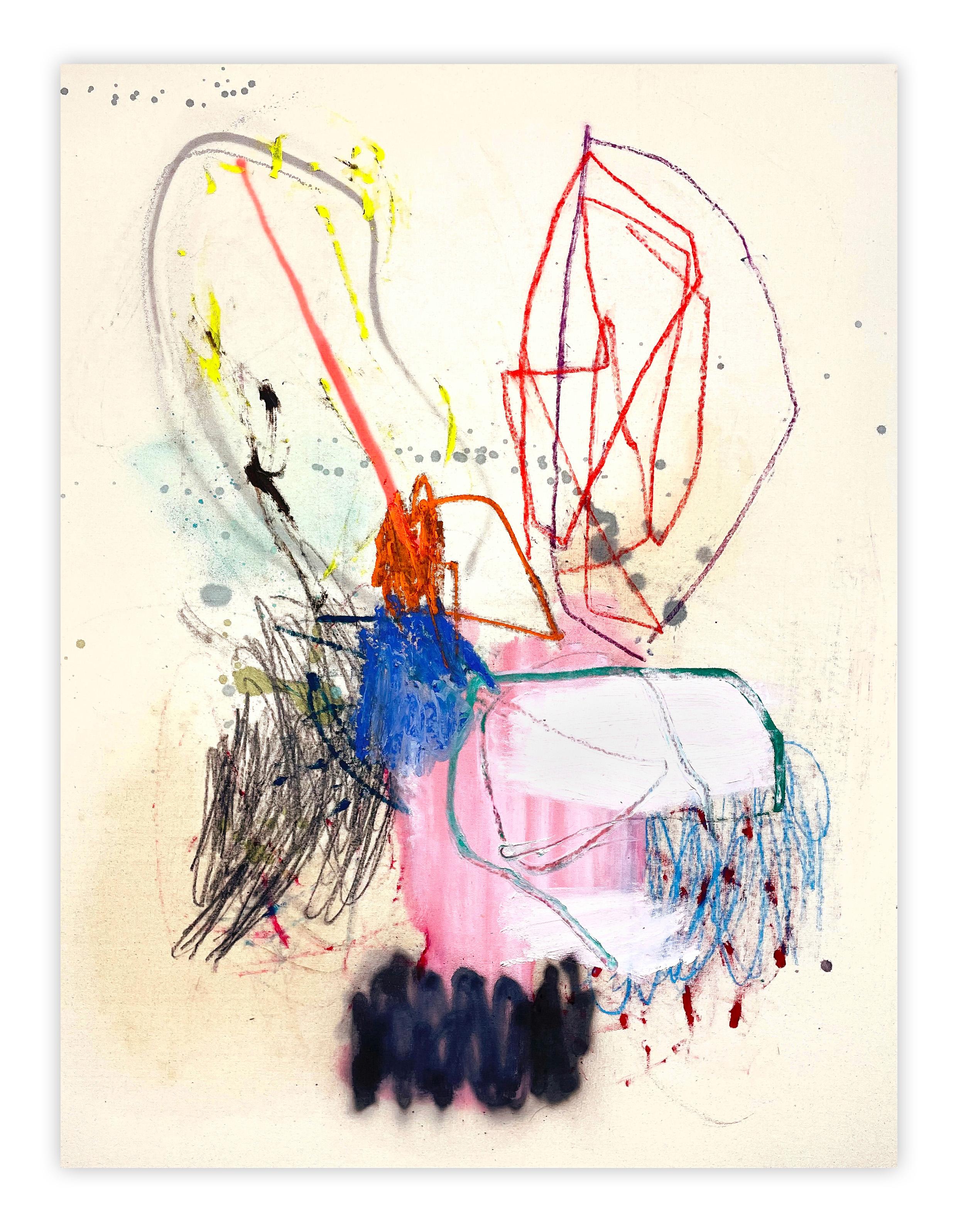 Ludovic Dervillez is a French abstract painter whose practice is a powerful interrogation of how painting can still be a living, resonant space, focusing on the vital tension between gesture, contingency, and the experience of reality.

His work