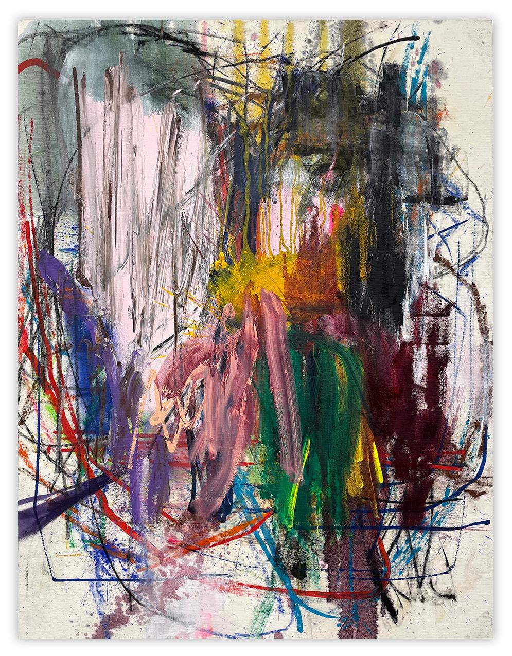 Abstract Painting di Ludovic Dervillez - Senza titolo 76 (Pittura astratta)