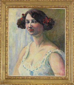 Portrait of a Woman by Ludovic-Rodo Pissarro - Portrait painting