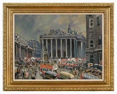 „Die Königliche Börse“ von Ludovic-Rodo Pissarro – Ölgemälde, französischer Maler