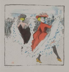 Le Can Can di Ludovic-Rodo Pissarro - Litografia