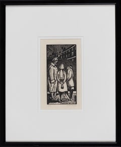 Mornington Crescent by Ludovic-Rodo Pissarro - Woodcut