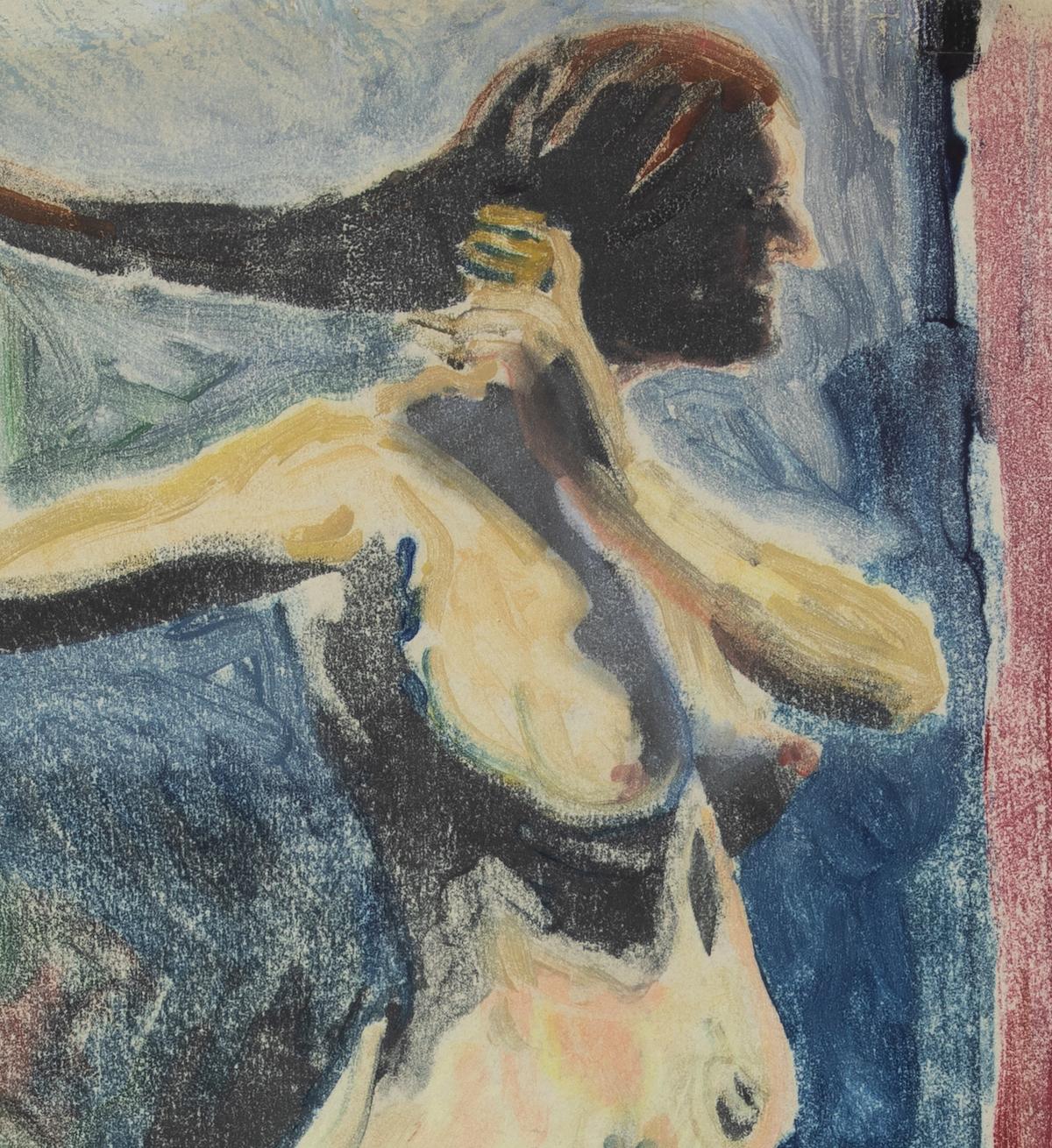 Nude by Ludovic-Rodo Pissarro - Monotype  For Sale 2