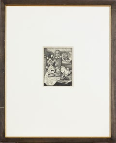 Still Life by Ludovic-Rodo Pissarro - Wood engraving