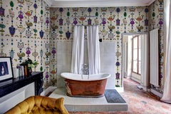 Ludovica Ecru Wallpaper, Racconti Collection