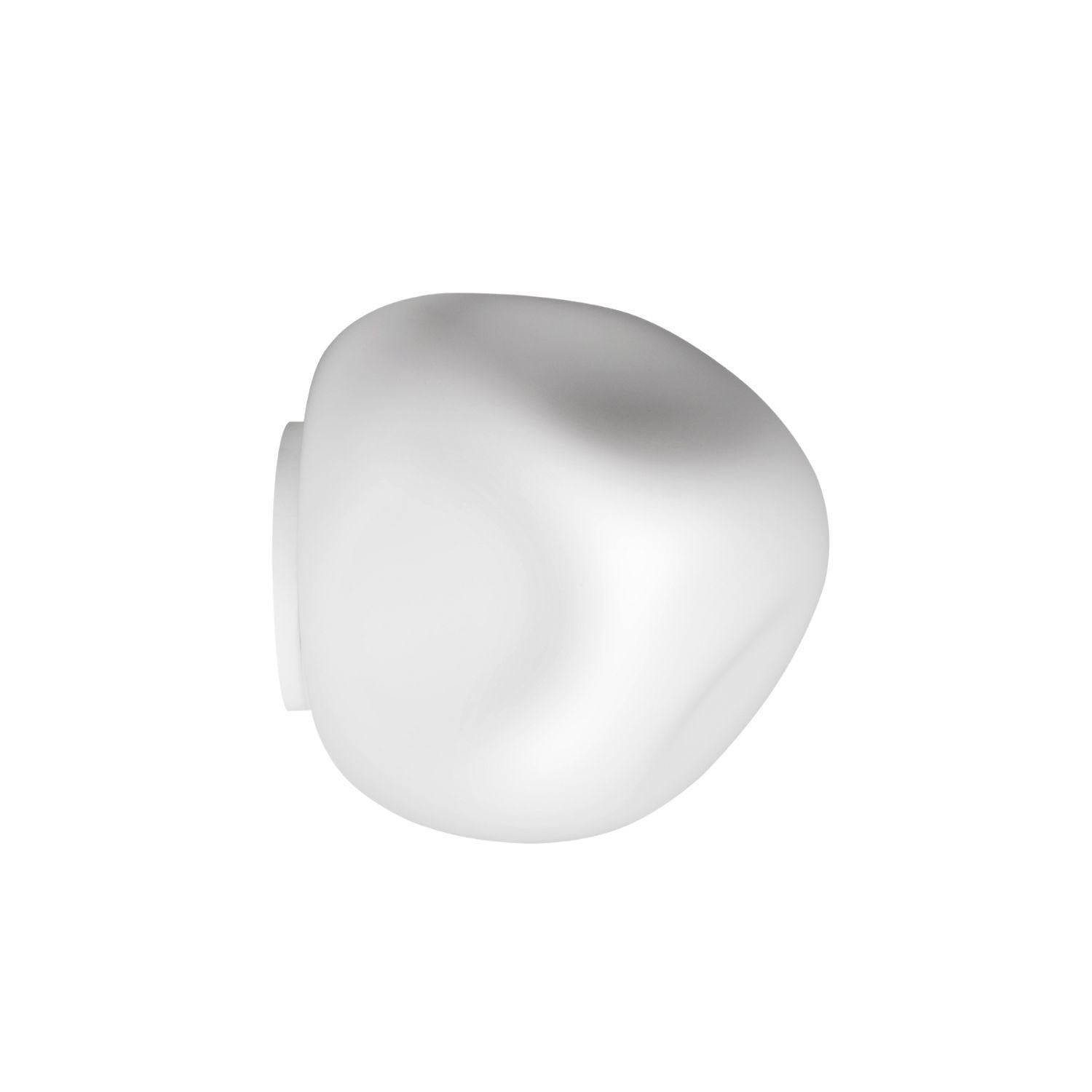 Extra große „Hoba“-Deckenleuchte aus geblasenem Glas von Ludovica & Palomba für Foscarini im Angebot 3