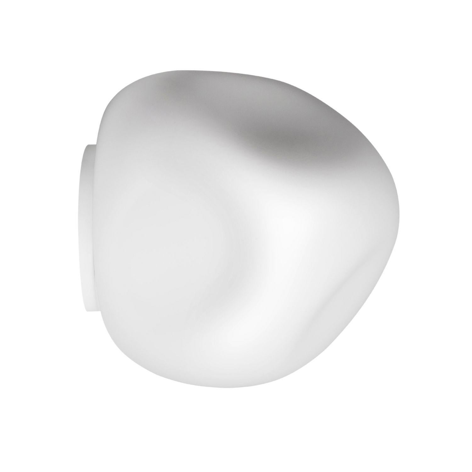 Extra große „Hoba“-Deckenleuchte aus geblasenem Glas von Ludovica & Palomba für Foscarini im Angebot 1