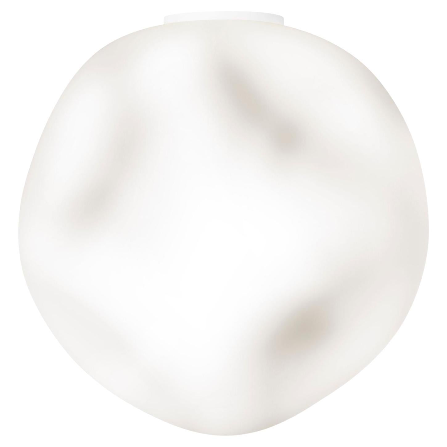 Ludovica & Palomba Extra Large 'Hoba' Blown Glass Ceiling Lamp for Foscarini
