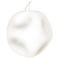 Ludovica & Palomba Extra Large 'Hoba' Blown Glass Suspension Lamp for Foscarini
