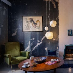 Ludovica & Palomba Small 'Hoba' Blown Glass Suspension Lamp for Foscarini