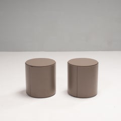 Ludovica & Roberto Palomba for Lema Top Grey Bedside Tables, Set of 2