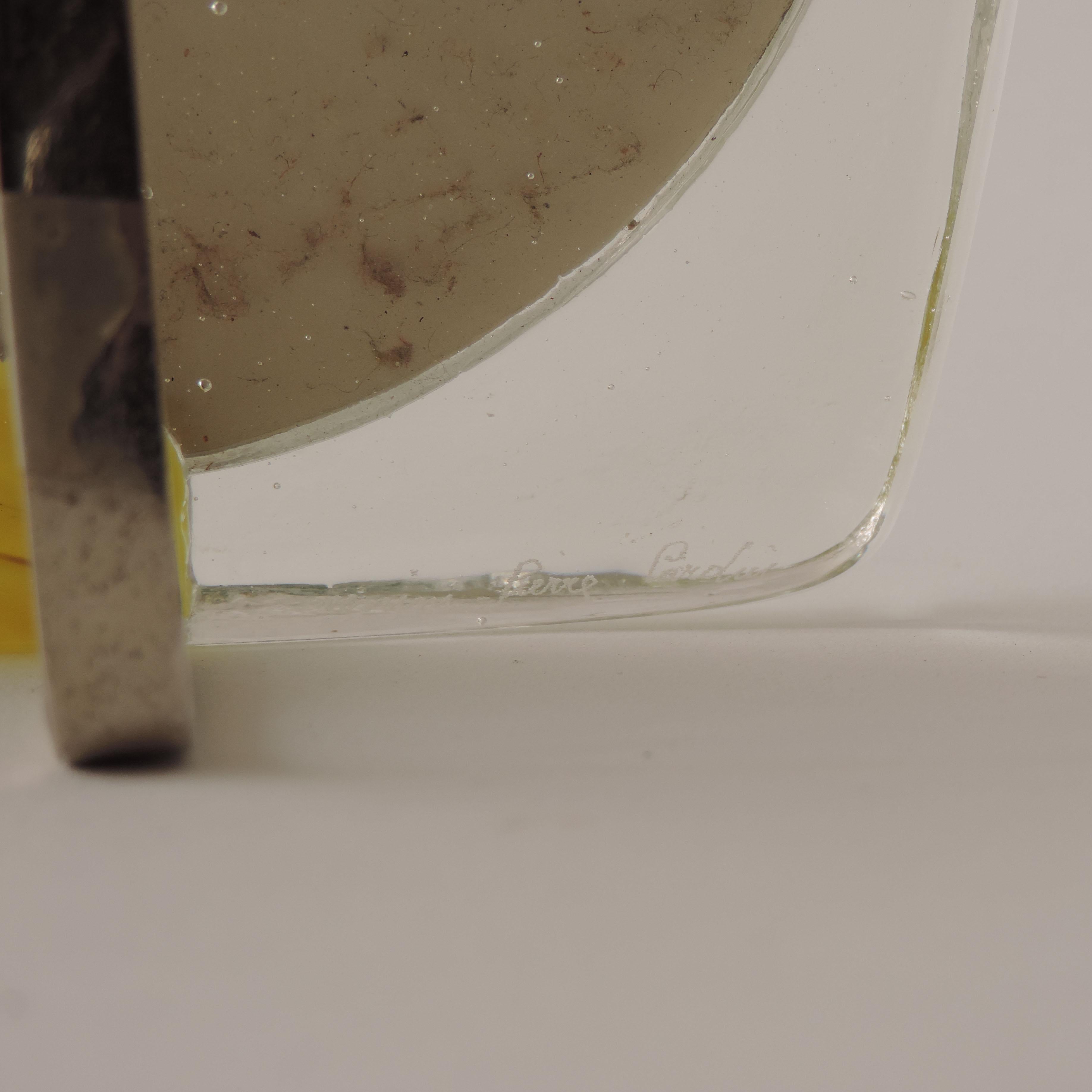 Miroir en verre de Murano Ludovico Diaz De Santillana et Venini pour Pierre Cardin Bon état - En vente à Milan, IT