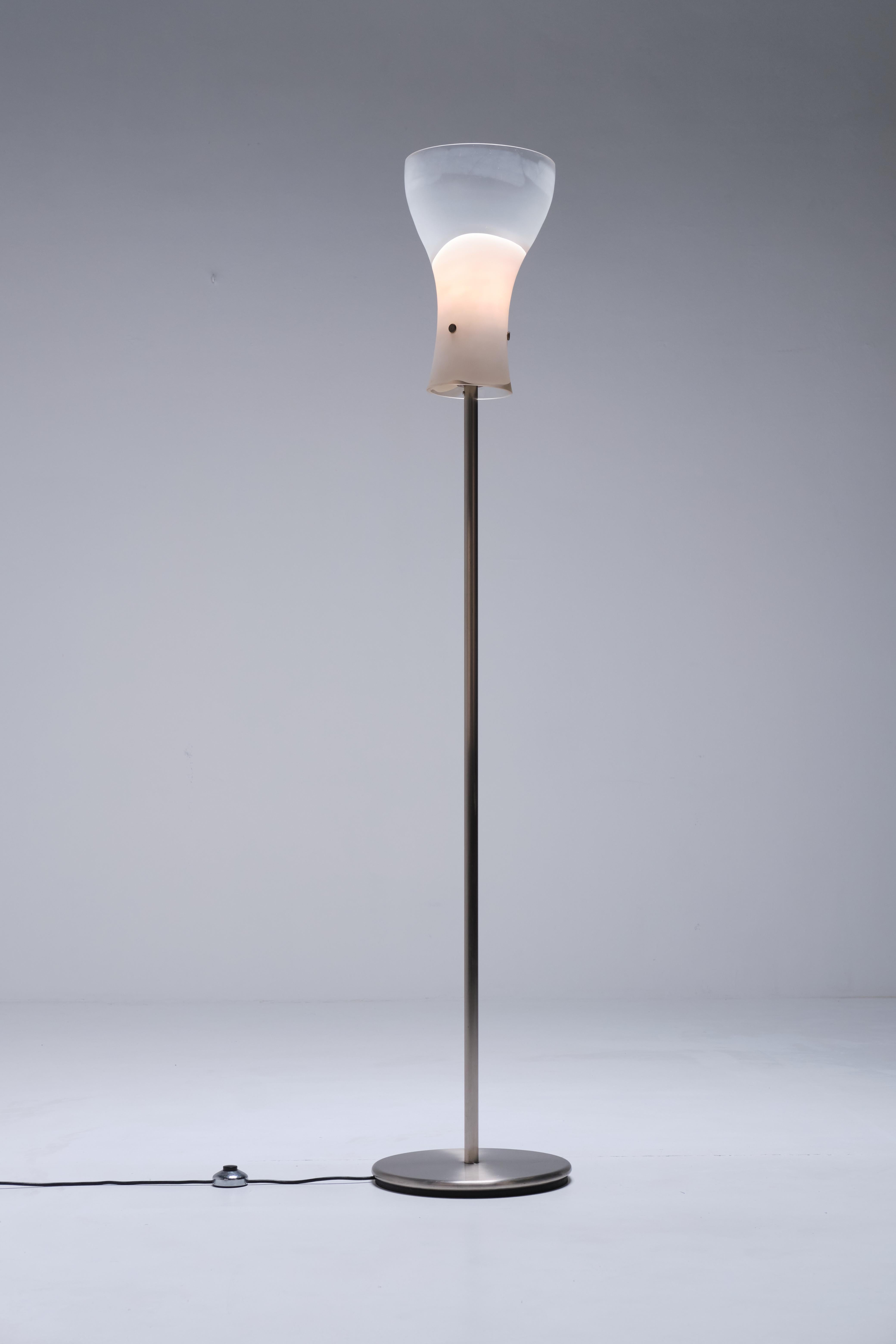 Ludovico Diaz De Santillana Floor lamp Murano glass - Venini Italian Design 1970 1