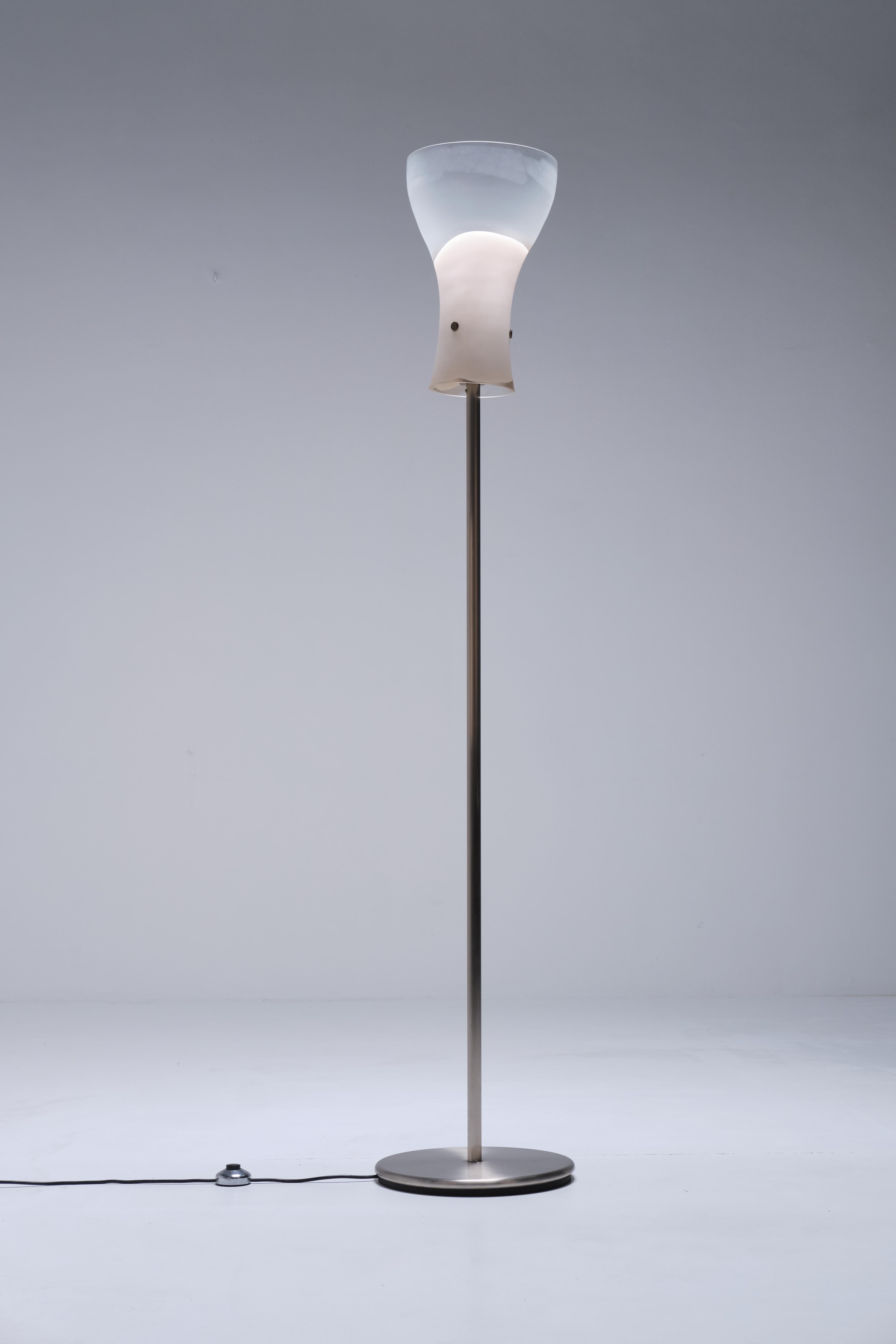 Ludovico Diaz De Santillana Floor lamp Murano glass - Venini Italian Design 1970 2