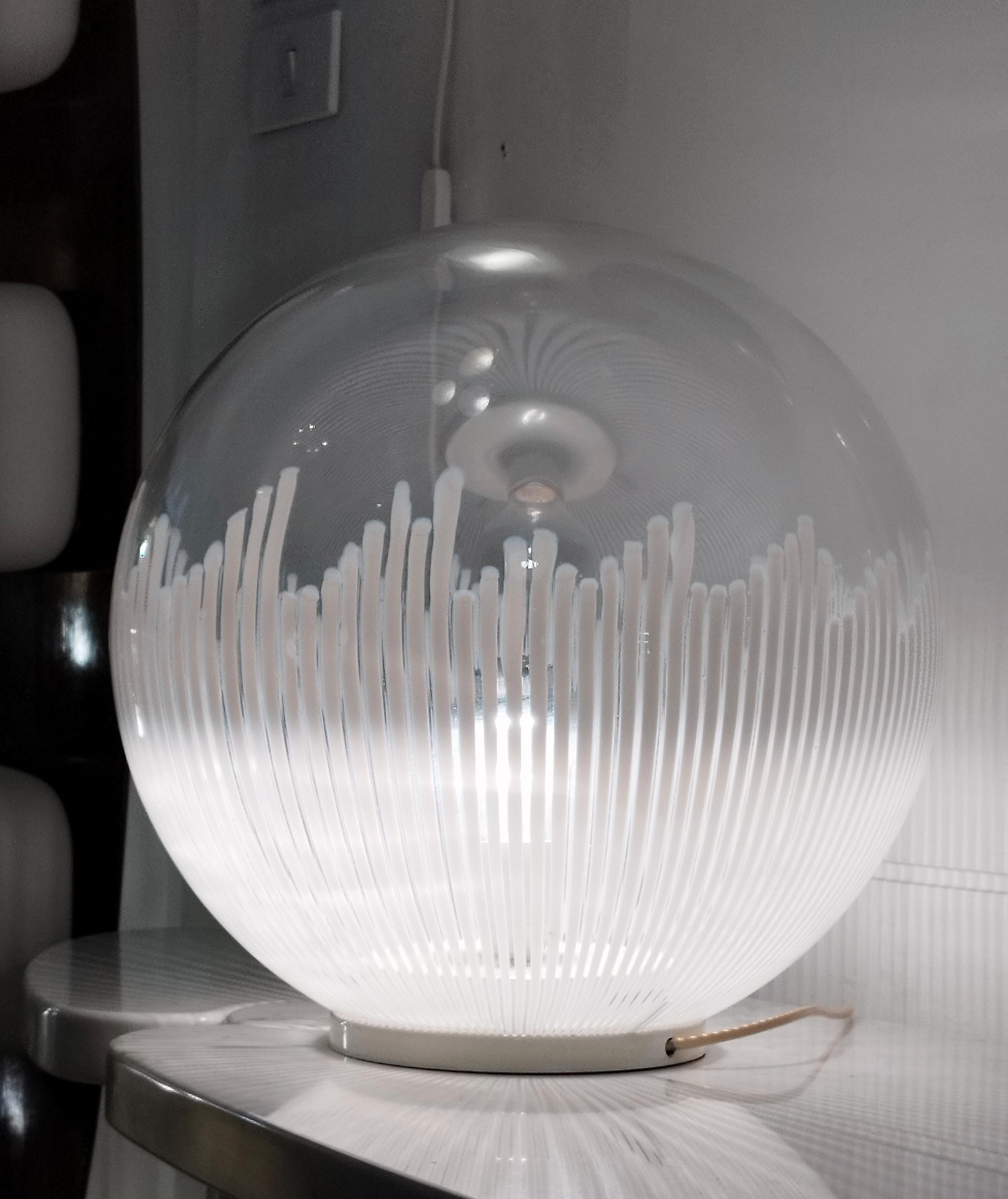 lampada da tavolo venini anni '70