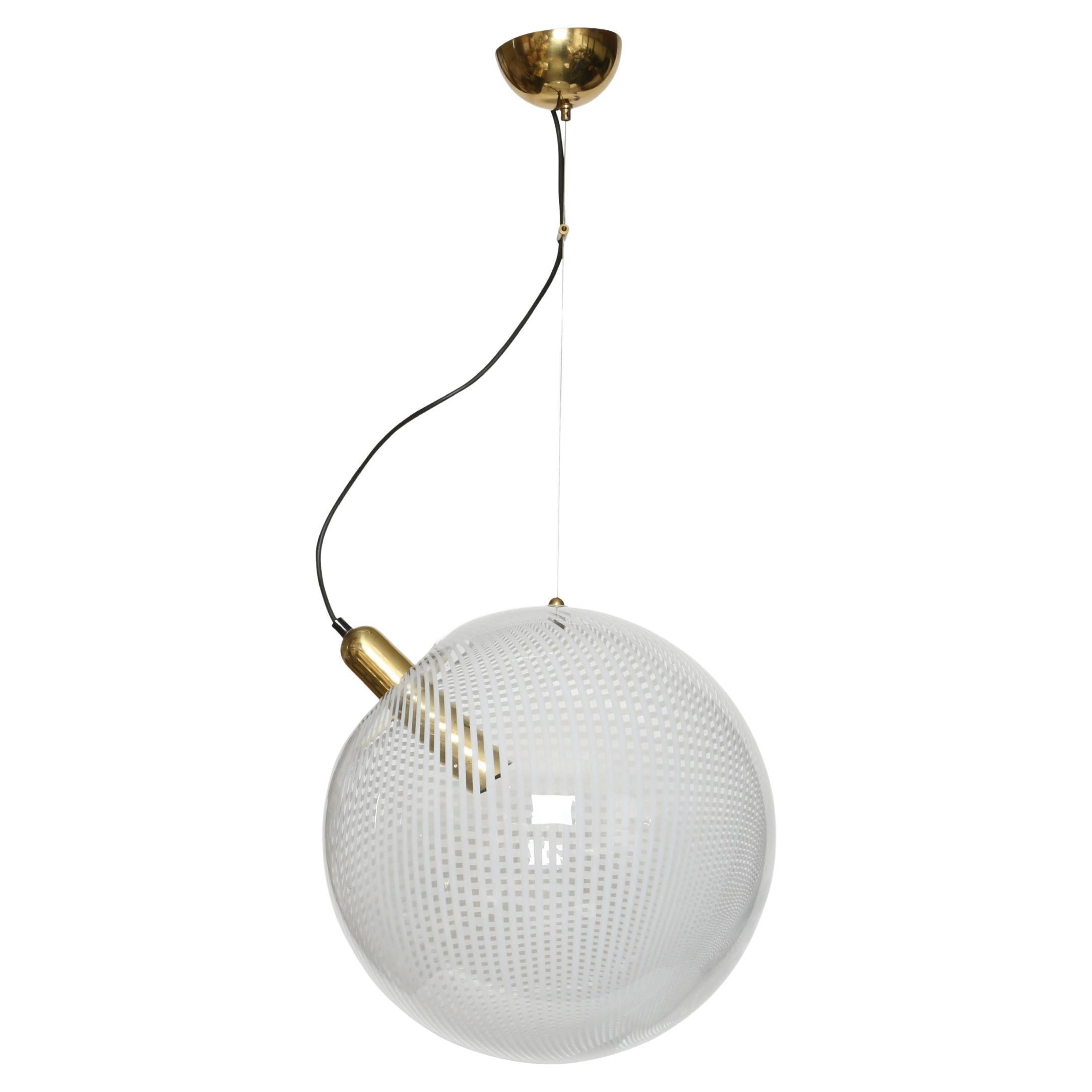 Suspension de plafond Ludovico Diaz de Santillana pour Venini, Italie circa 1970