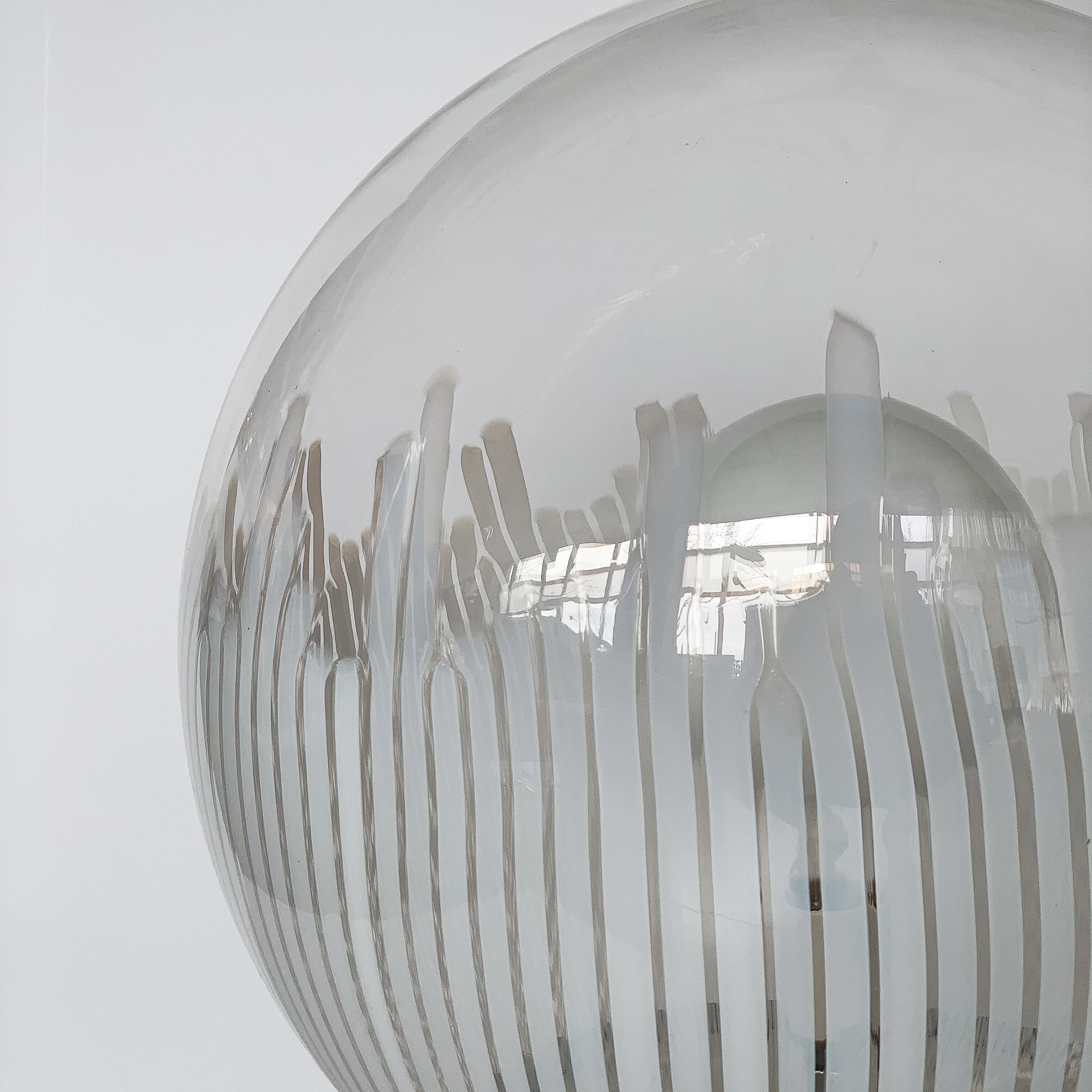 Ludovico Diaz de Santillana Murano Glass Anemoni Table Lamp for Venini In Good Condition In Chicago, IL