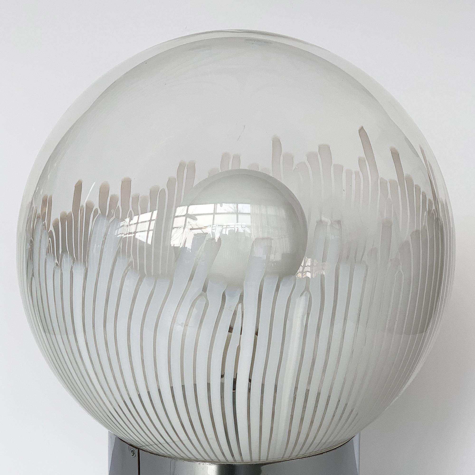 Ludovico Diaz de Santillana Murano Glass Anemoni Table Lamp for Venini 1