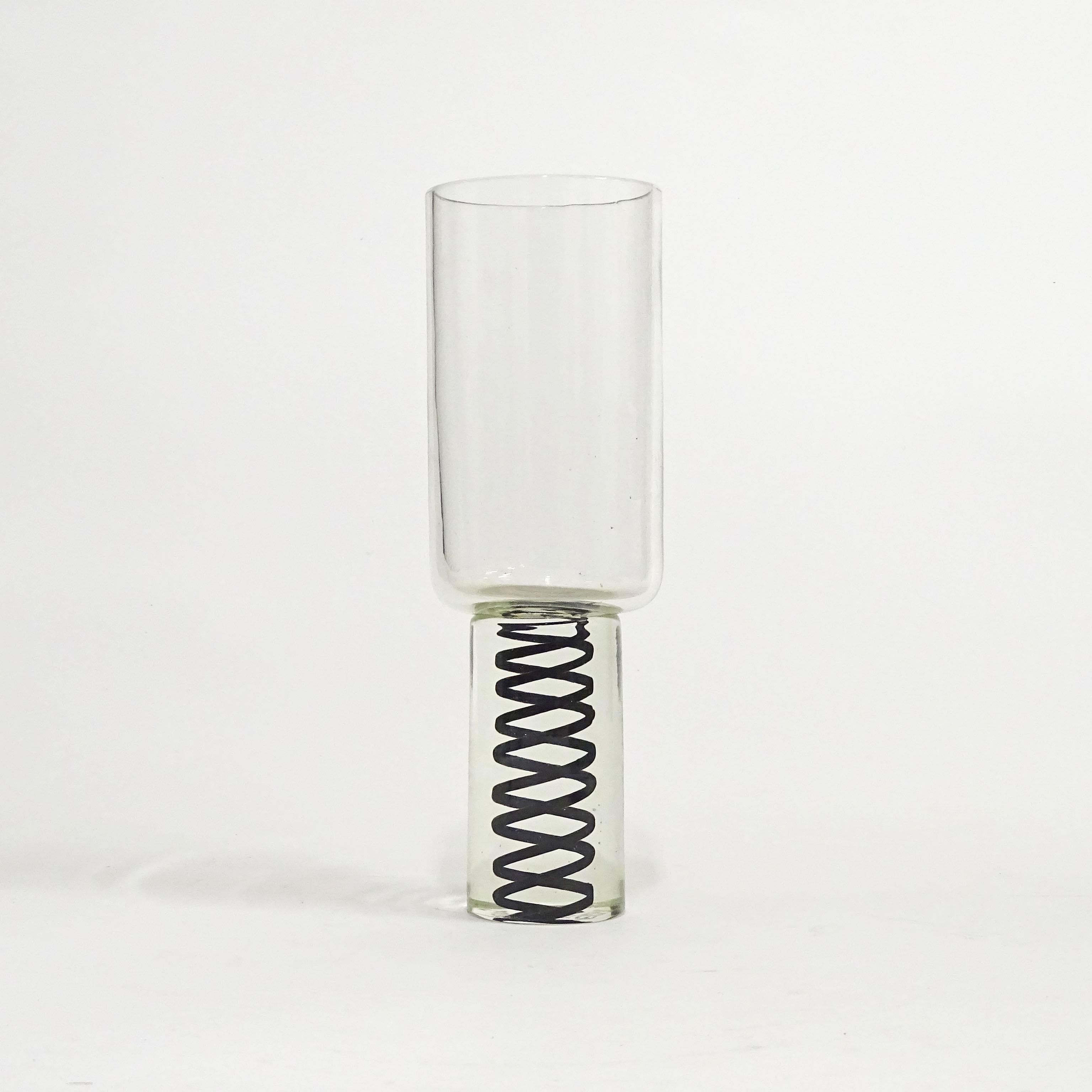 Ludovico Diaz de Santillana Jarrón de cristal de Murano de Venini para Philips, Italia 1965 Moderno de mediados de siglo en venta