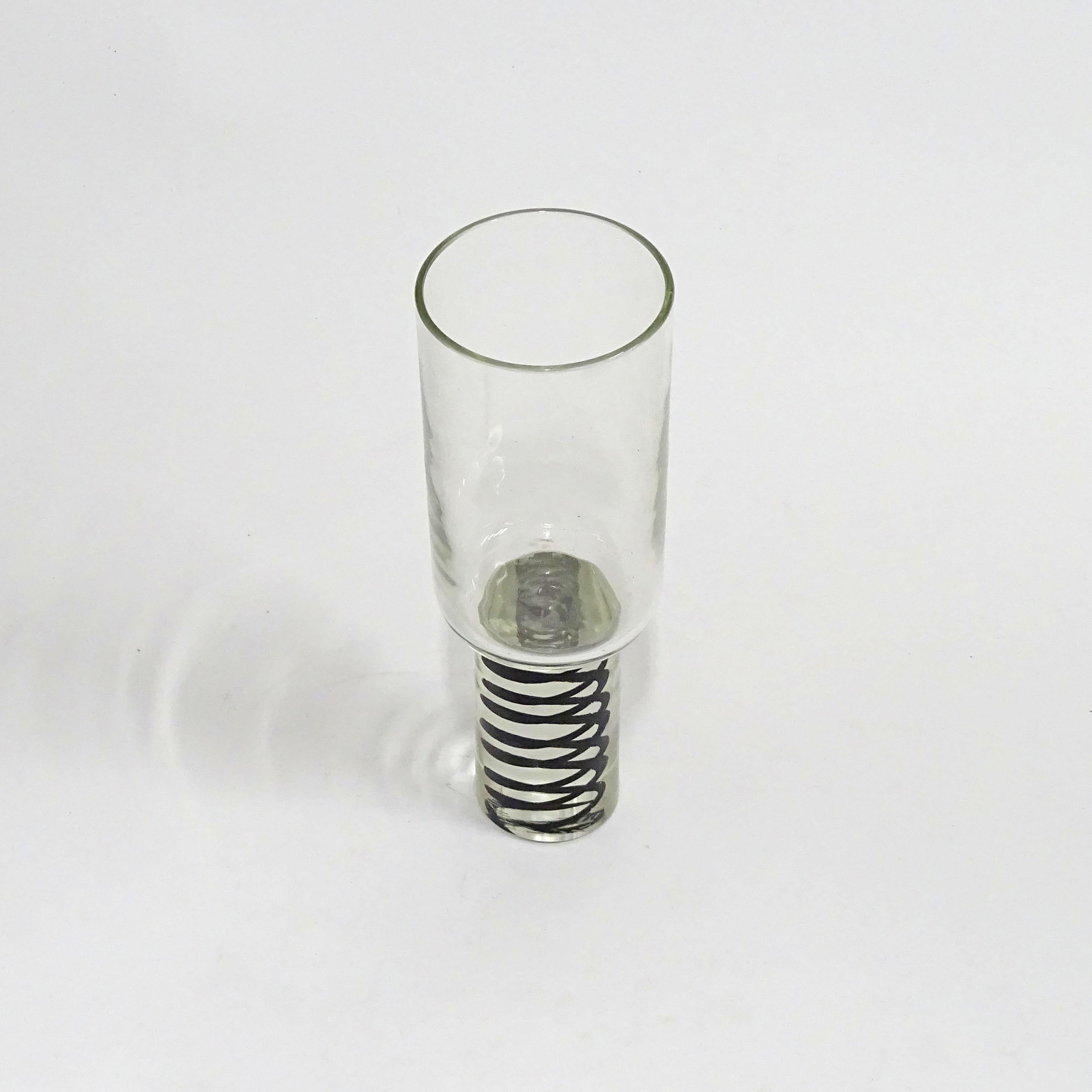 Ludovico Diaz de Santillana Jarrón de cristal de Murano de Venini para Philips, Italia 1965 Italiano en venta